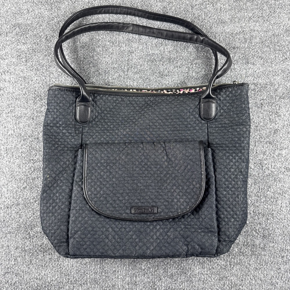Vera Bradley CARSON EAST WEST TOTE Bag in DENIM NAVY